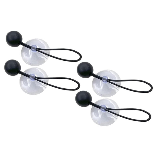 Marine City Bungee Cord Suction Cup Boat Cover Tie Downs – 2 Inches (4 Pcs) MARINE CITY