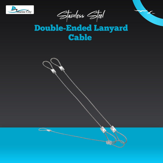 MARINE CITY 316 Stainless Steel Double-Ended Lanyard Cable (10 Pack) MARINE CITY