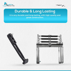 Marine City Silica Boat Strap Boarding Latch Band – 3 Adjustable Mounting Holes