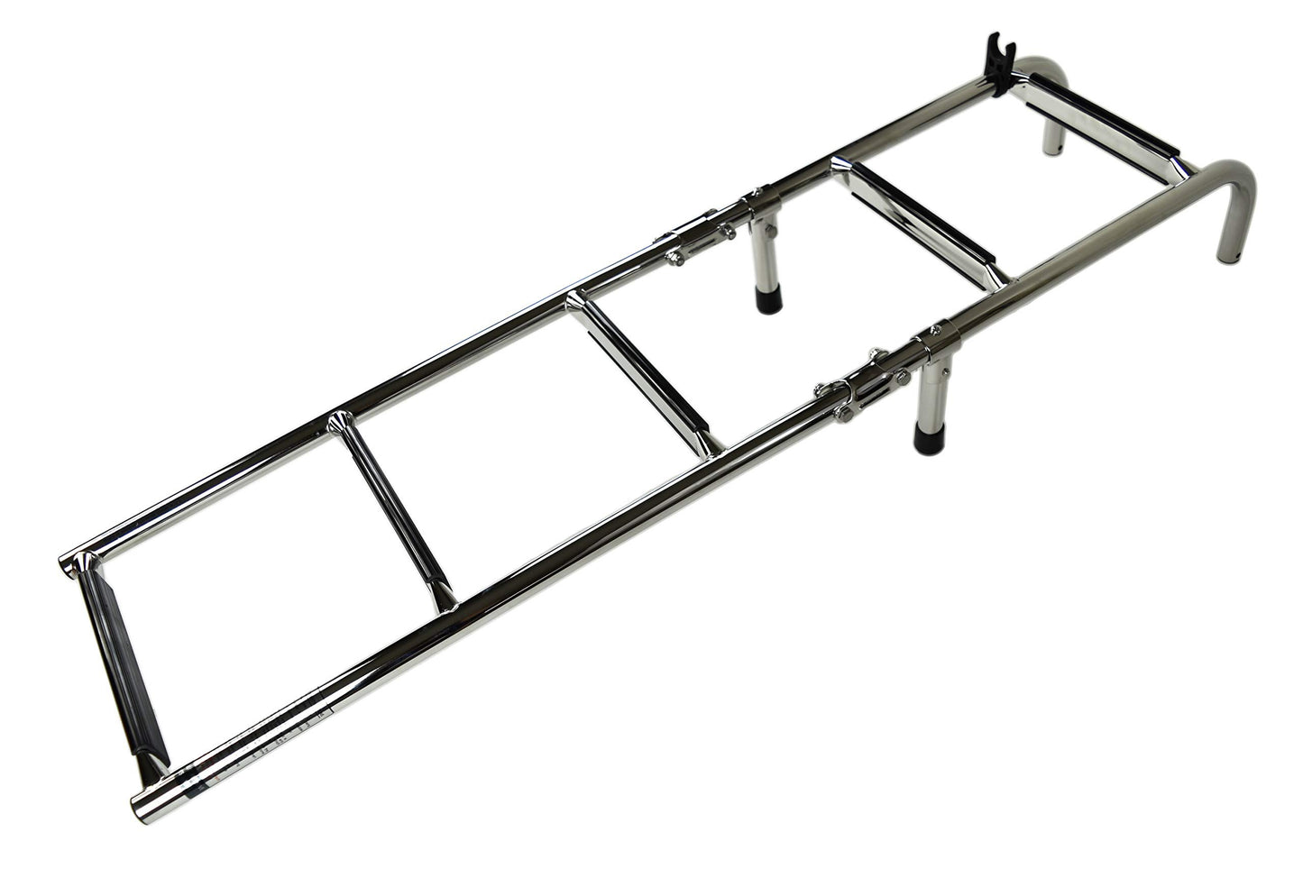 Marine City Escalera de embarque plegable de 2+3 escalones para yates y barcos de grado marino de acero inoxidable