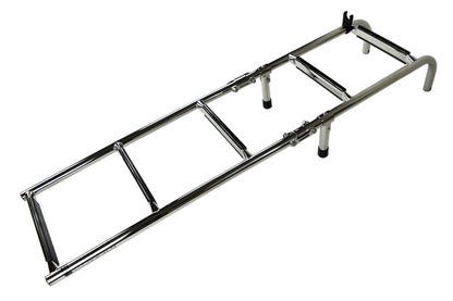 Marine City Escalera de embarque plegable de 2+3 escalones para yates y barcos de grado marino de acero inoxidable