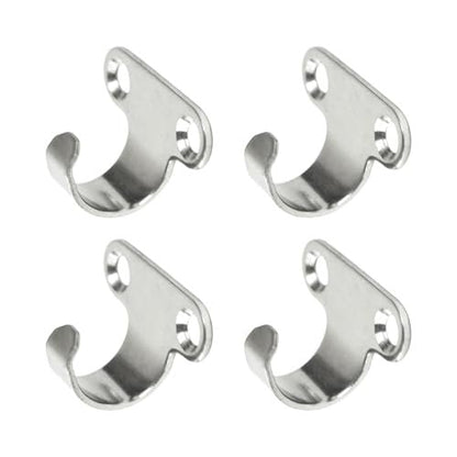 Marine City Light Duty Utility Hooks–304 Stainless Steel, 1-1/8" x 11/16"(4 Pcs) MARINE CITY