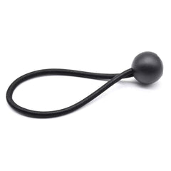 Marine City Cuerda elástica de bola negra de polietileno para escaleras telescópicas de barcos de 2/3/4 escalones (para escaleras telescópicas de barcos de 4 escalones)