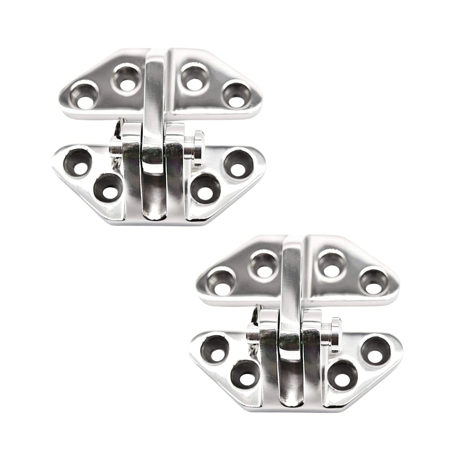 Marine City 316 Stainless Steel Hatch Hinge with Removable Pin – Rustproof