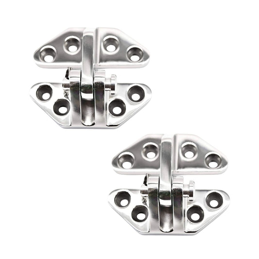 Marine City 316 Stainless Steel Hatch Hinge with Removable Pin – Rustproof