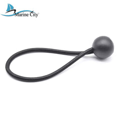 Marine City Polyethylene Black Ball Bungee Cord for 2/3 /4 -Step Telescoping Boat Ladders (for 4 Step Telescoping Boat Ladders)