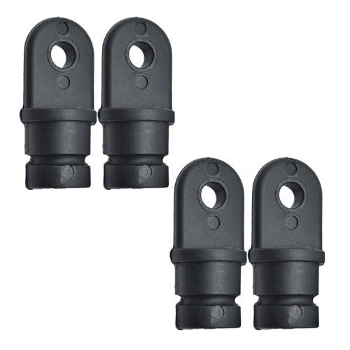 Marine City Black Nylon Bimini Top Eye End Cap – Round Inside Eye (4 Pcs)