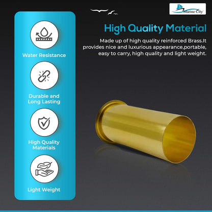 Marine City Brass Drain Tube – Corrosion-Resistant, Smooth & Functional
