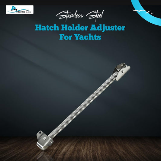 Marine City 10-1/4" Hatch Holder Adjuster–304 Stainless Steel Spring Lid Support Marine City