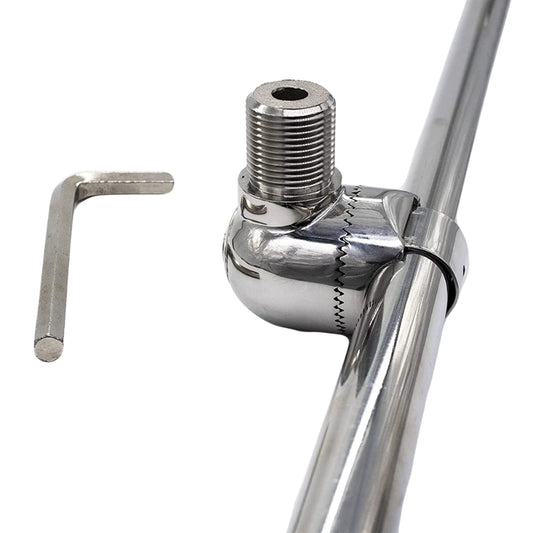 Marine City 316 Stainless Steel Antenna Ratchet Rail Mount – Rust-Resistant