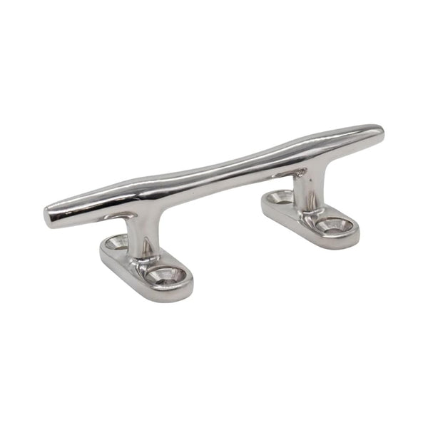 Marine City Open Base Cleat – 316 Stainless Steel, Heavy Duty 4" Mooring Cleat