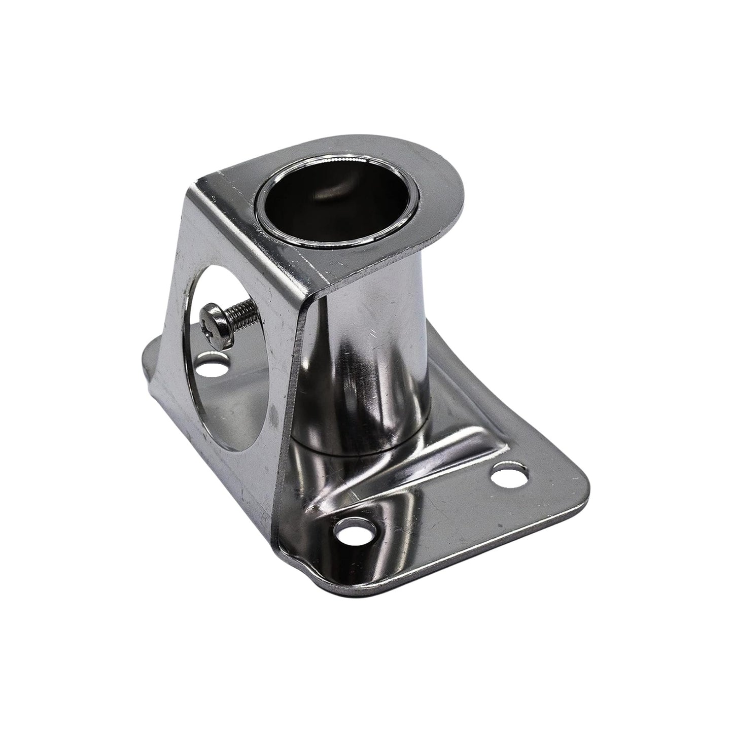 Bases de enchufe para puntal de yate Marine City, 84 grados, para tubo de Ø 1"(25 mm)-6°, ángulo de cubierta inclinado