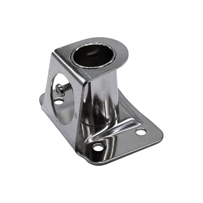 Bases de enchufe para puntal de yate Marine City, 84 grados, para tubo de Ø 1"(25 mm)-6°, ángulo de cubierta inclinado
