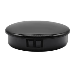 Marine City Black 2-1/2 Inches PC Construction High Strength Fatigue Resistant Easy Install Gloss Finish Boat Steering Wheel Centre Cap for Marine Boats