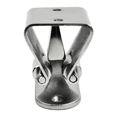 Marine City Tope de puerta de acero inoxidable y soporte para barco, RV (altura: 1-1/2 pulgadas)