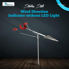 Marine City Sailboat Wind Indicator – 316 Stainless Steel Masthead Wind Vane