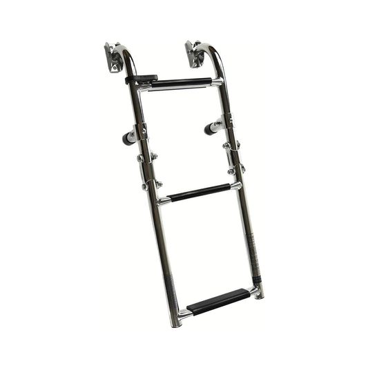 Marine City 3+2 Step Telescoping Foldable Boarding Ladder – 304 Stainless Steel
