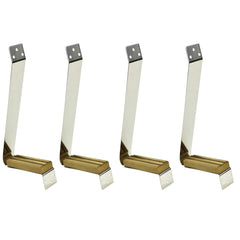 Marine City Teak Mast Step – Stainless Steel with Anti-Skid 12