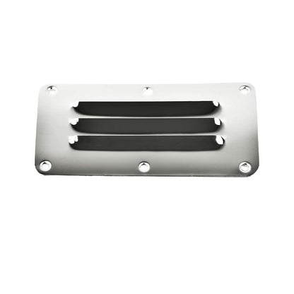 Marine City 304 Stainless Steel Rectangular Stamped Louvered Vent – 2-1/2” × 5” Marine City Hardware