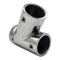 Marine City 304 Stainless Steel Tee Connector Hand Rail Fittings – (Pack of 2)