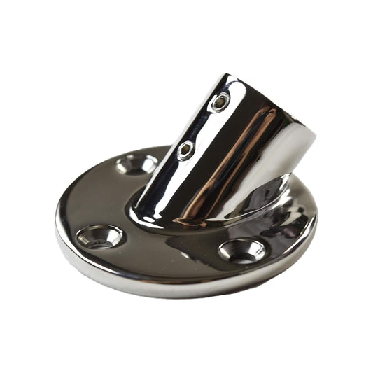 Marine City 316 Stainless Steel Boat Hand Railing Fittings – 1” Round Base Marine City