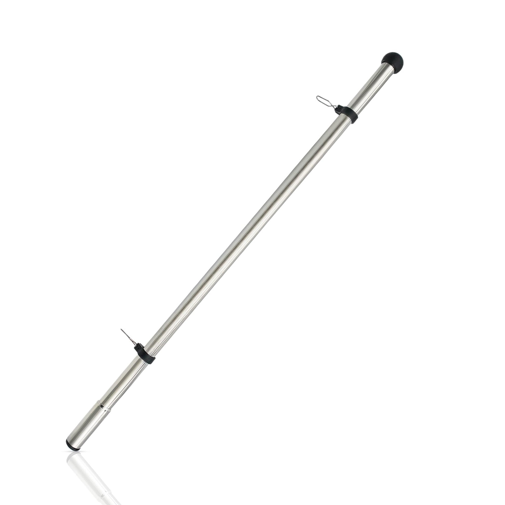 Marine City 30” 304 Stainless Steel Flagpole – 7/8” Diameter with 1” Socket End MARINE CITY
