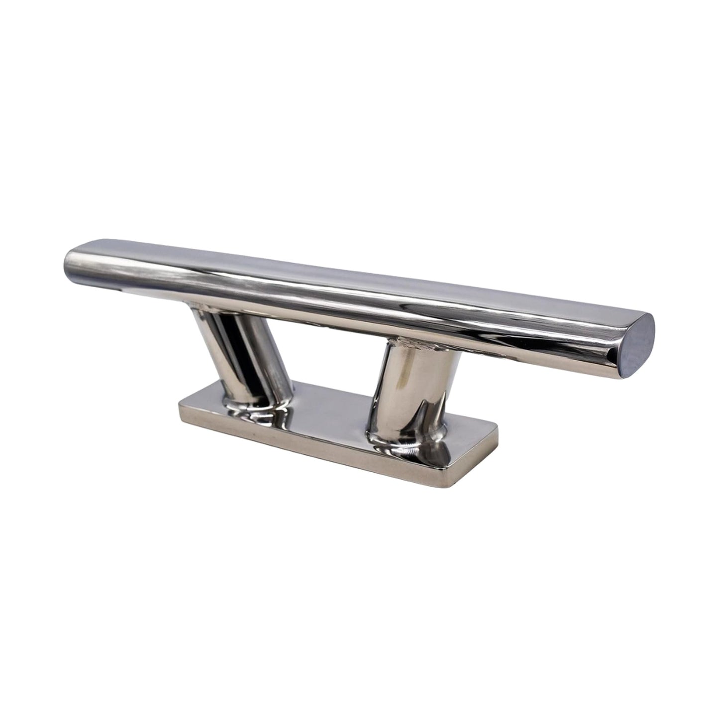 MARINE CITY Taco de amarre elegante de acero inoxidable de grado 316, resistente, 12 pulgadas, con base plana para infantes de marina, barcos, caravanas, automóviles, remolques (paquete de 1)