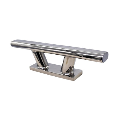 MARINE CITY Taco de amarre elegante de acero inoxidable de grado 316, resistente, 12 pulgadas, con base plana para infantes de marina, barcos, caravanas, automóviles, remolques (paquete de 1)