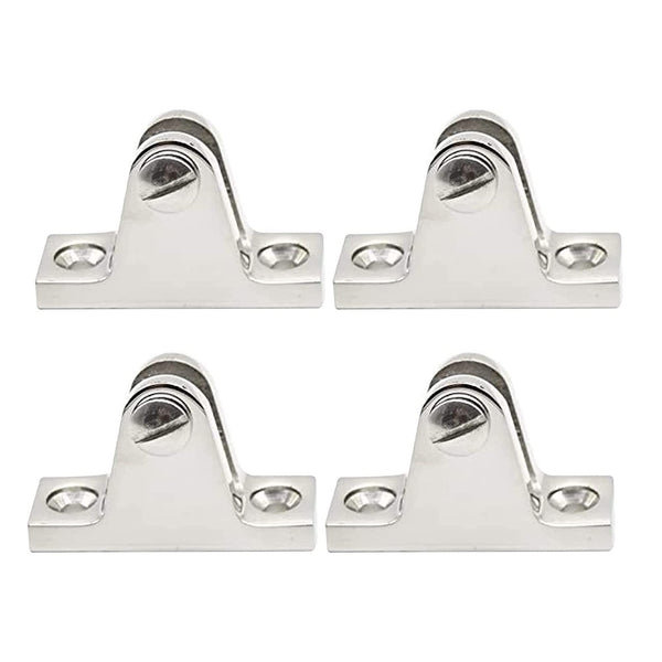 MARINE CITY Bimini Top Deck Hinge with Removable Pin 316 Stainless Steel (4 Pcs)