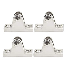 MARINE CITY Bimini Top Deck Hinge with Removable Pin 316 Stainless Steel (4 Pcs)