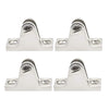 MARINE CITY Bimini Top Deck Hinge with Removable Pin 316 Stainless Steel (4 Pcs)