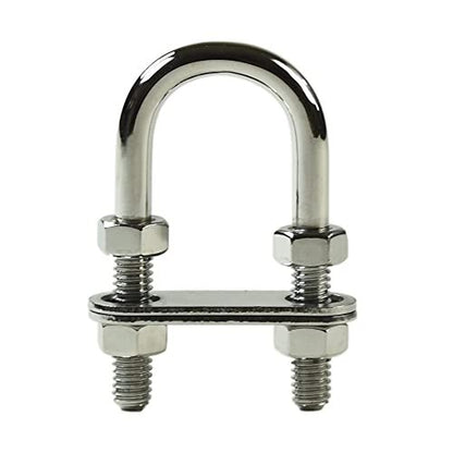 Marine City Bow Eye U-Bolt, 5/16” 304 Stainless Steel, 2-3/4” Length, Heavy Duty