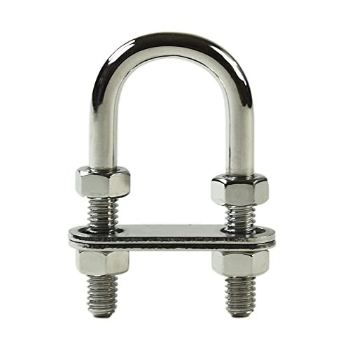Marine City Bow Eye U-Bolt, 5/16” 304 Stainless Steel, 2-3/4” Length, Heavy Duty