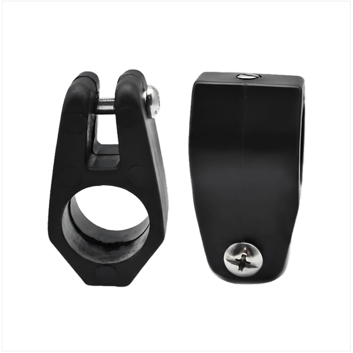 Marine City Bimini Top Boat Jaw Slides Black Nylon Corrosion-Resistant (2 Pcs) Marine City