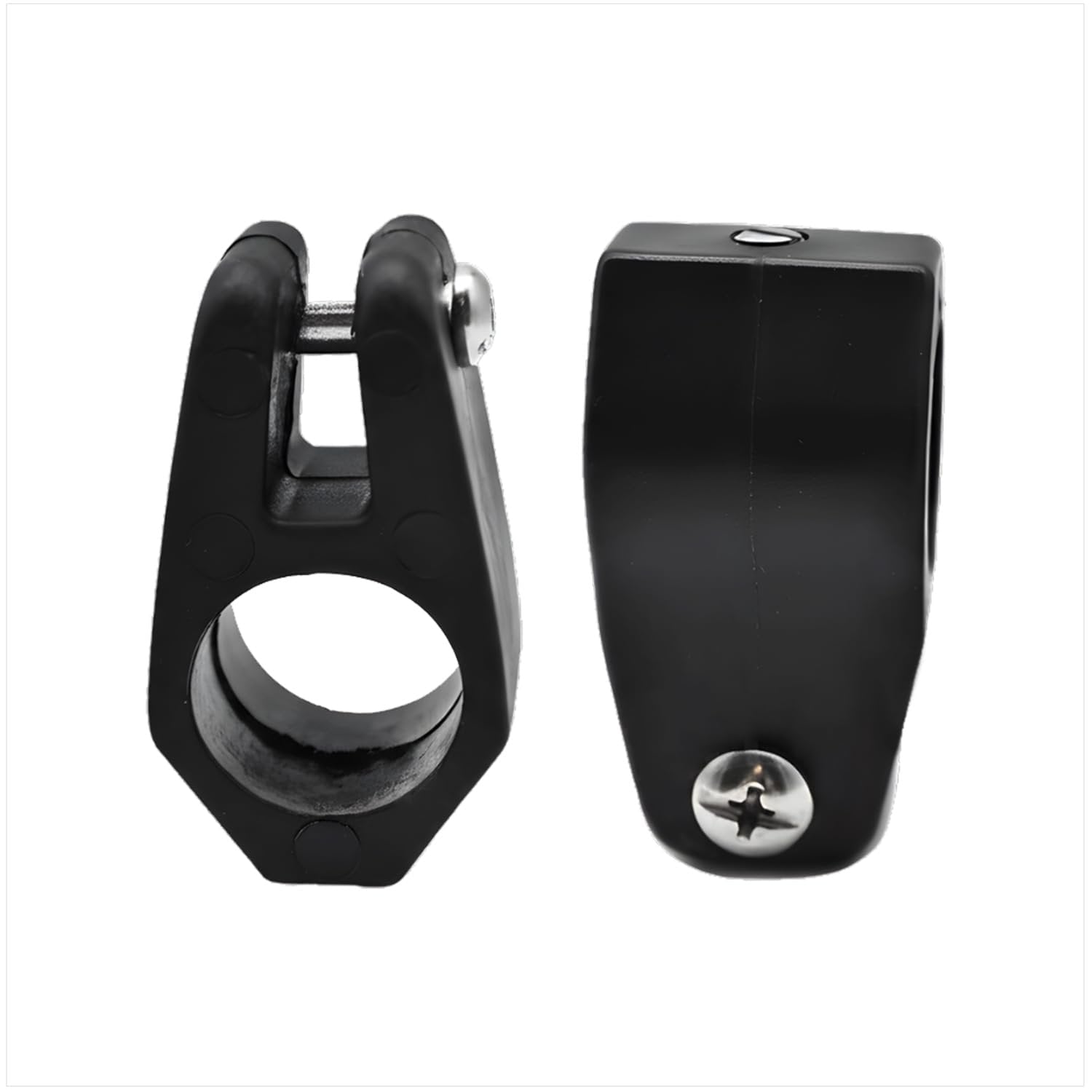 Marine City Bimini Top Boat Jaw Slides Black Nylon Corrosion-Resistant (2 Pcs) Marine City
