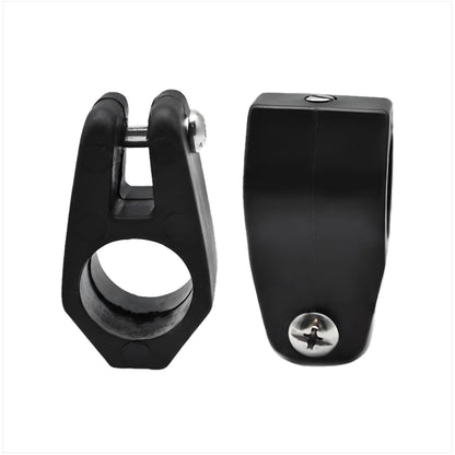 Marine City Bimini Top Boat Jaw Slides Black Nylon Corrosion-Resistant (2 Pcs) Marine City