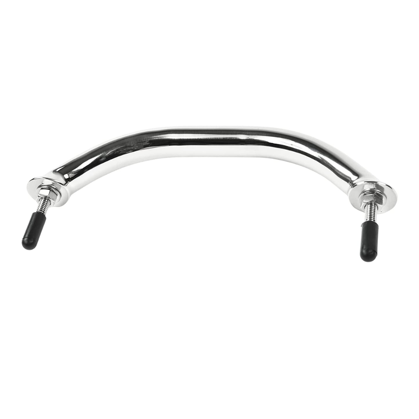 Marine City Stainless Steel Oval Grab Bar Handle with Flange & Stud – 18 Inch Marine City