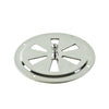 Marine City 6 Inch Stainless Steel Round Butterfly Vent with Center Knob