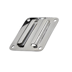 Marine City Soporte extra/placa de montaje para soporte de caña de acero inoxidable extraíble para barco (no incluye soporte de caña)