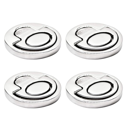 Marine City 316 Stainless Steel Round Spring-Loaded Flush Lifting Ring (4 Pcs) Marine City Hardware
