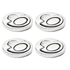 Marine City 316 Tirador de anillo/manija de elevación redonda con resorte de 2 pulgadas de acero inoxidable para puertas, escotillas (4 piezas) 