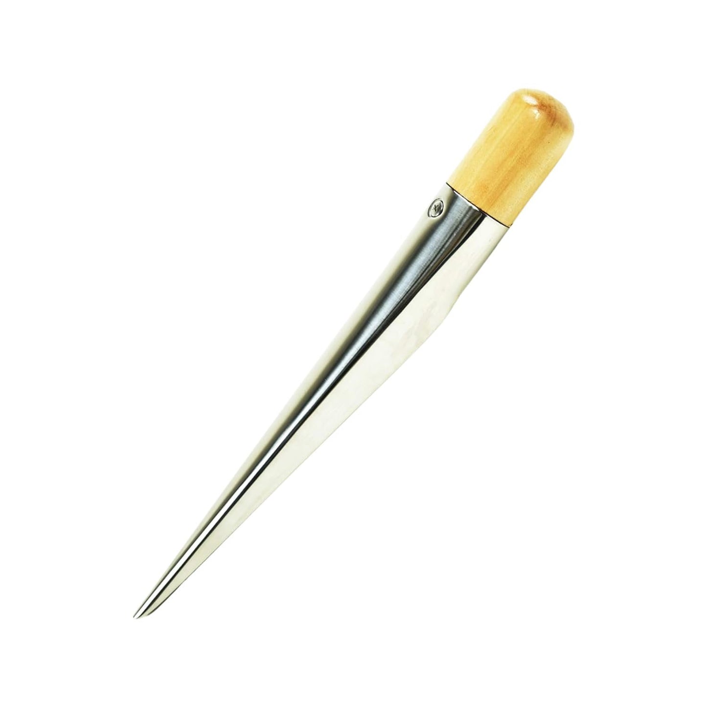 MARINE CITY Wooden Handle Splicing FID Spike – 304 Stainless Steel (Medium)