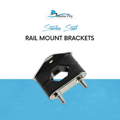 Marine City Rail Mount Brackets Fit 7/8 inch -1 inch Tube