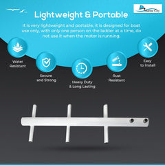 MARINE CITY Aluminum Dive Ladder for Boat