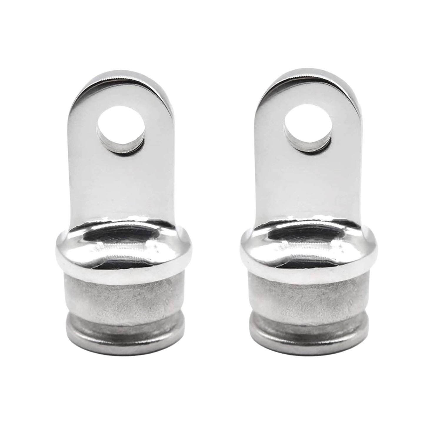 Marine City 316 Stainless Steel Bimini Top Round Inside Eye End Fits 1” Tubes Marine City Hardware