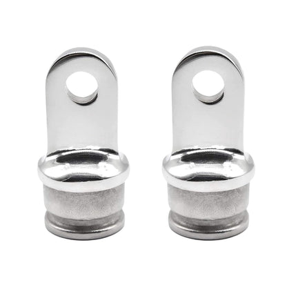 Marine City 316 Stainless Steel Bimini Top Round Inside Eye End Fits 1” Tubes Marine City Hardware
