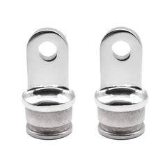 Marine City 316 extremo de ojo interior de acero inoxidable para tubo redondo Bimini Top de 1