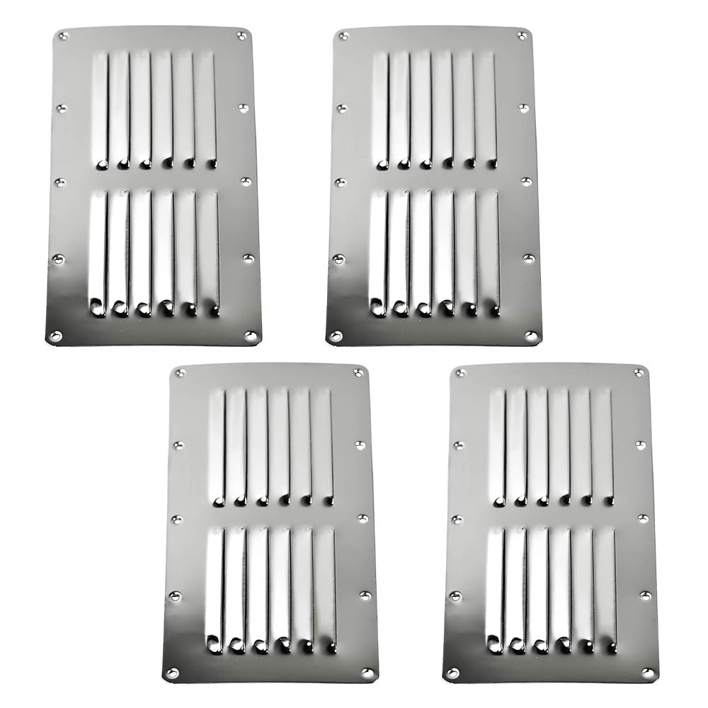 Marine City Stainless Steel Louvered Vent Exterior Louvered Wall Vents Marine City Hardware