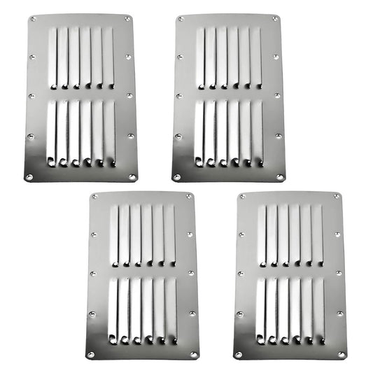 Marine City Stainless Steel Louvered Vent Exterior Louvered Wall Vents Marine City Hardware