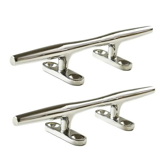 Marine City Deck Mooring Rope Tie Cleat Herreshoff Style Stainless Steel (2 Pcs) Marine City